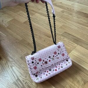 Bottega Veneta Dagree Intrecciato Meadow Flower Baby Olimpia Bag